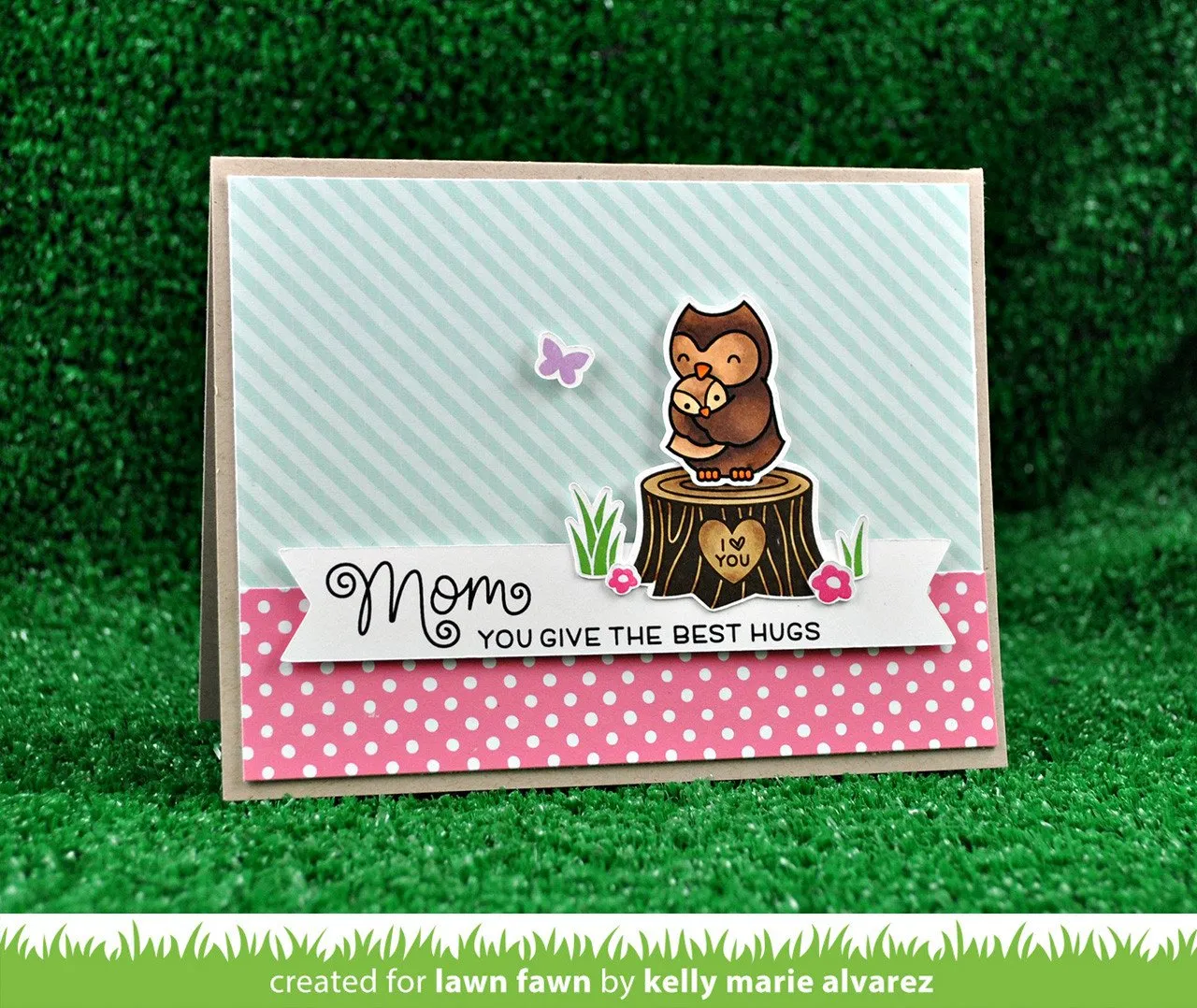 Lawn Fawn Mom + Me Clear Stamps Stempelset Fuchs Eule
