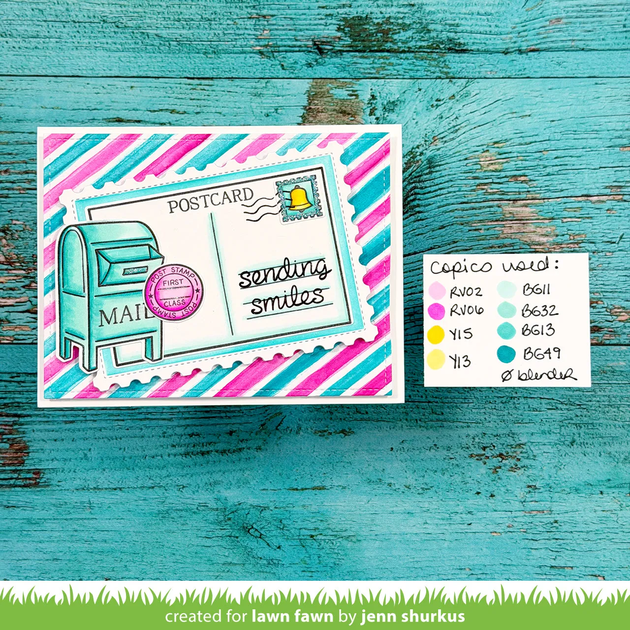 Lawn Fawn You’ve Got Mail Stempelset Post 10-teilig