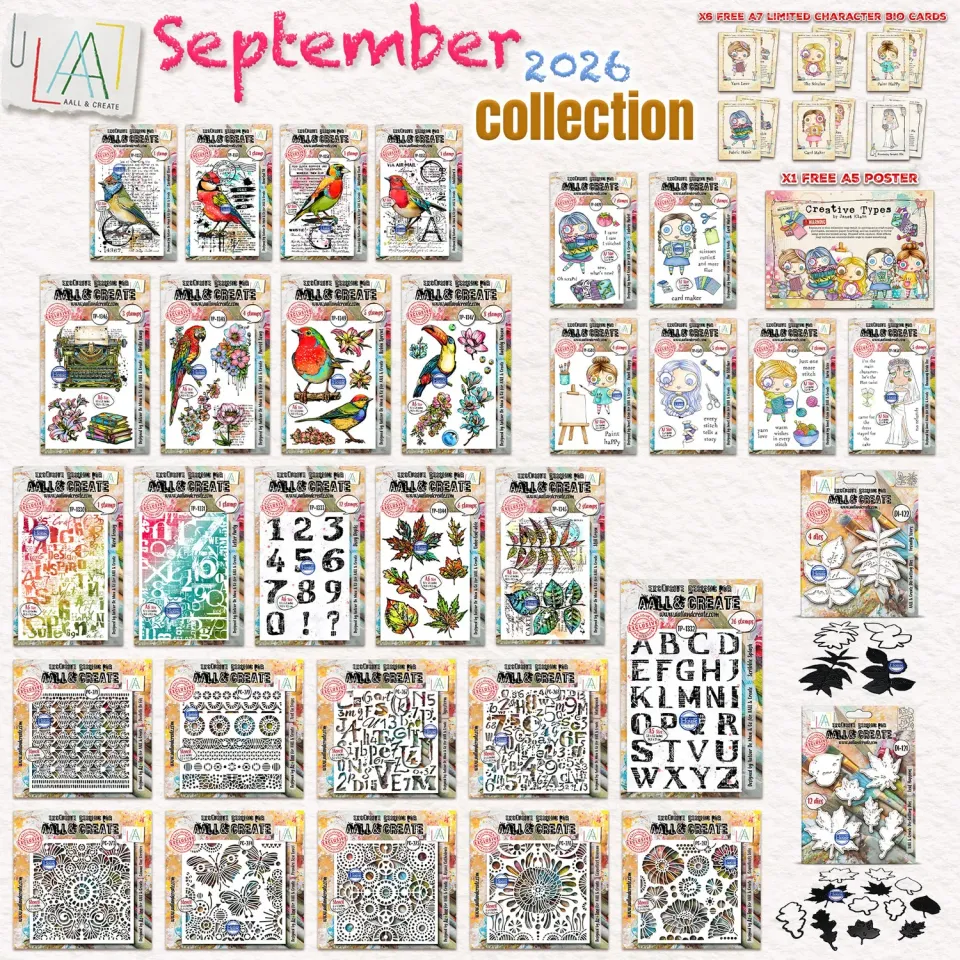 AALL and Create September 2026 Stempel Kollektion Komplettset