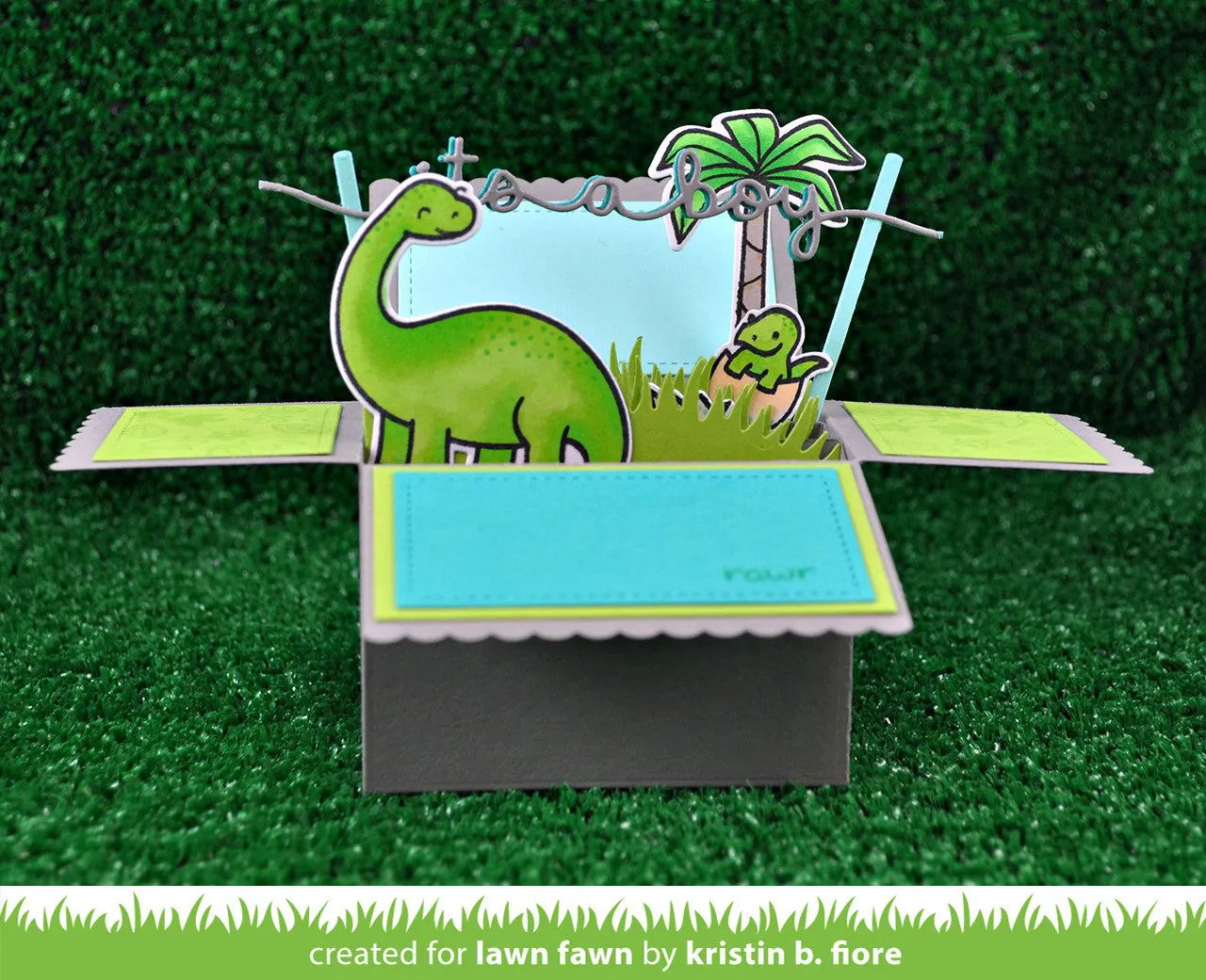 Lawn Fawn Lawn Cuts It's a Boy Border Stanzschablone Baby