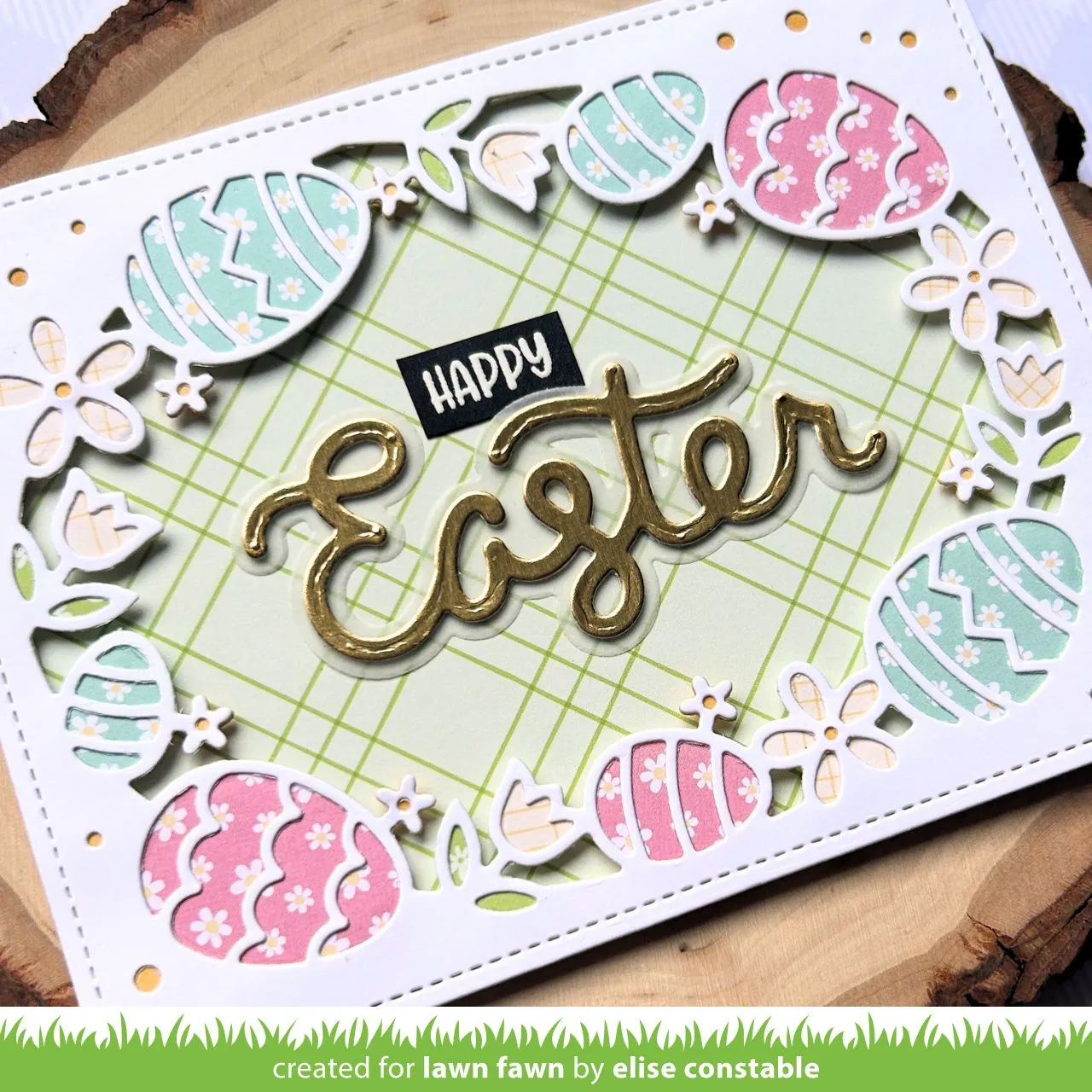 Lawn Fawn Scripty Easter Outline Stanzschablone Zusatz