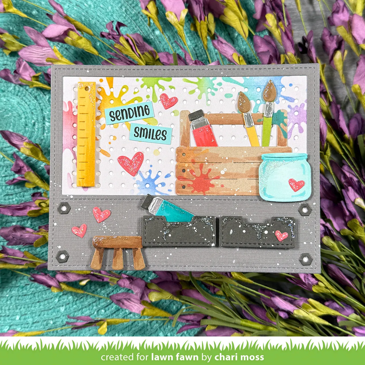 Lawn Fawn Workshop Backdrop Landscape Stanzen Werkstatt