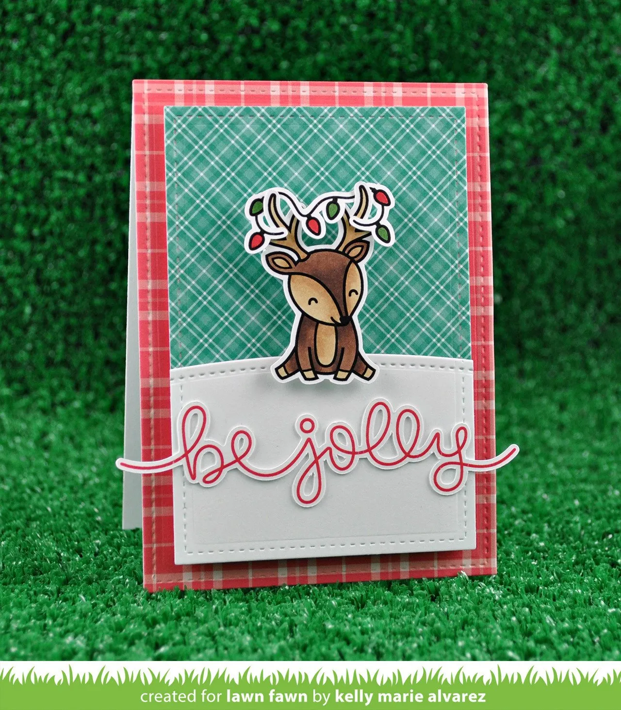 Lawn Fawn Cheery Christmas Stempel LF1216 Tiere