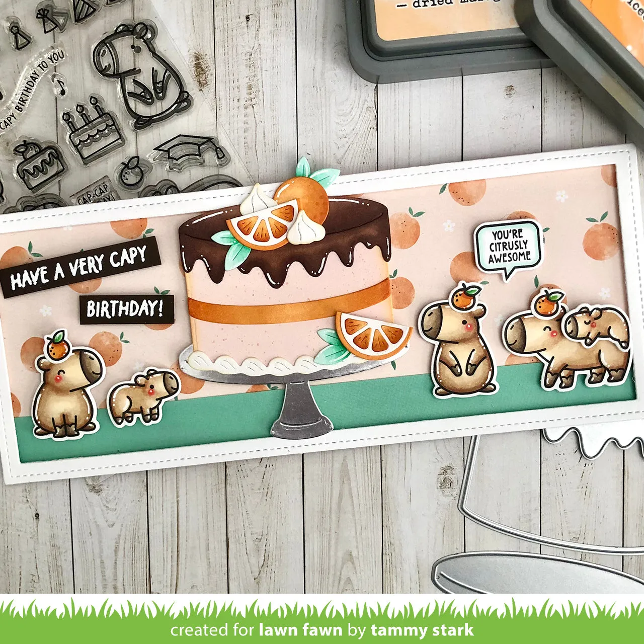 Lawn Fawn Capybaras Add-On LF3767 Clear Stamps schlafend
