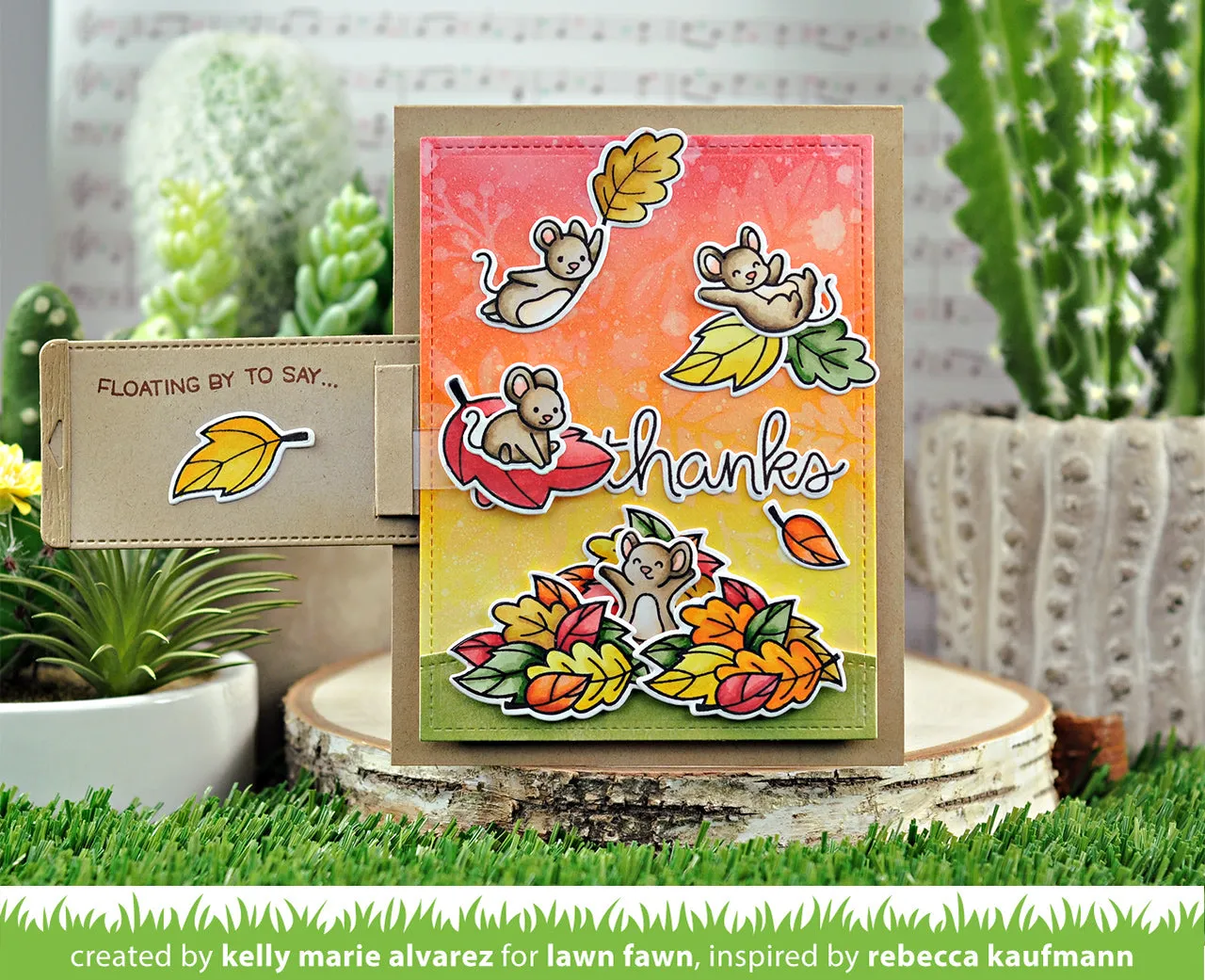Lawn Fawn Flippy Flappy LF2686 Stanzen Gutscheinkarte