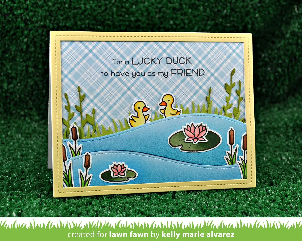 Lawn Fawn Rub-a-dub-dub LF1583 Stempelset Ente Baby