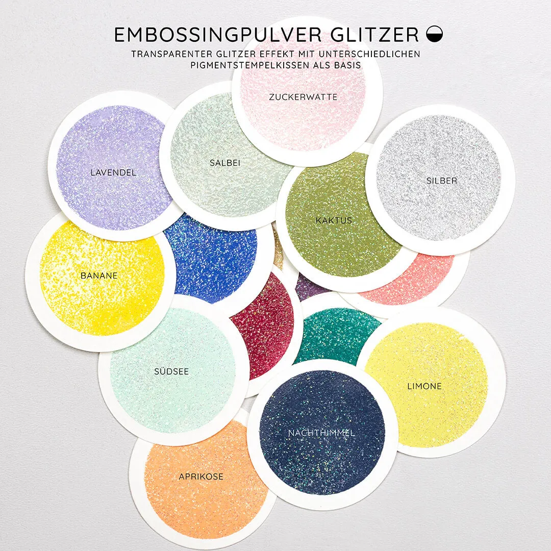 Perlenfischer Embossingpulver Glitzer farblos 20 ml