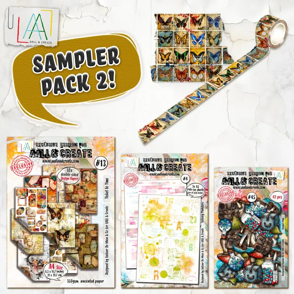AALL and Create Sampler Pack 2 Bastelset A4 4-teilig