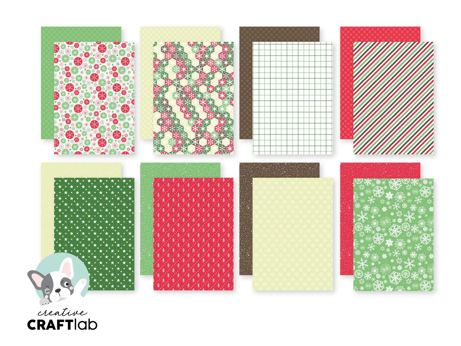 StudioLight Creative Craftlab Home for Xmas Papierblock Weihnachten