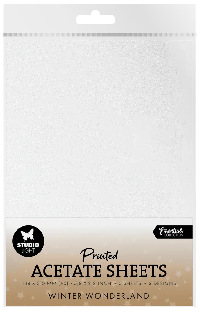 StudioLight Essentials Winter Wonderland Acetatfolien 6 Blatt