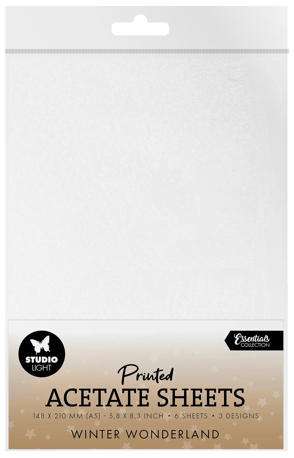 StudioLight Essentials Winter Wonderland Acetatfolien 6 Blatt