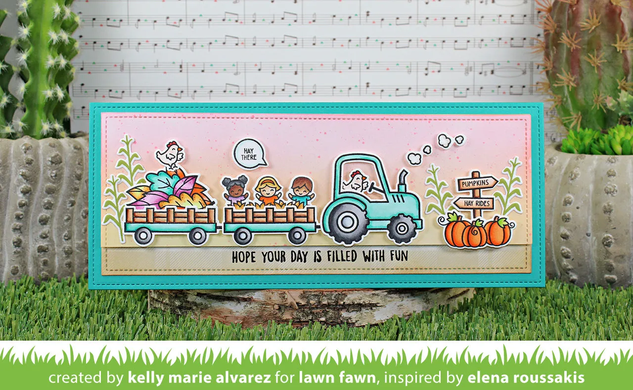 Lawn Fawn Hay There, Hayrides Mice Add-On Stempel Mäuse