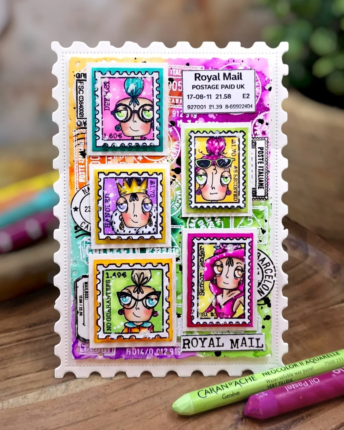 AALL and Create TP-1378 Miss Dee First Class Stempel A7