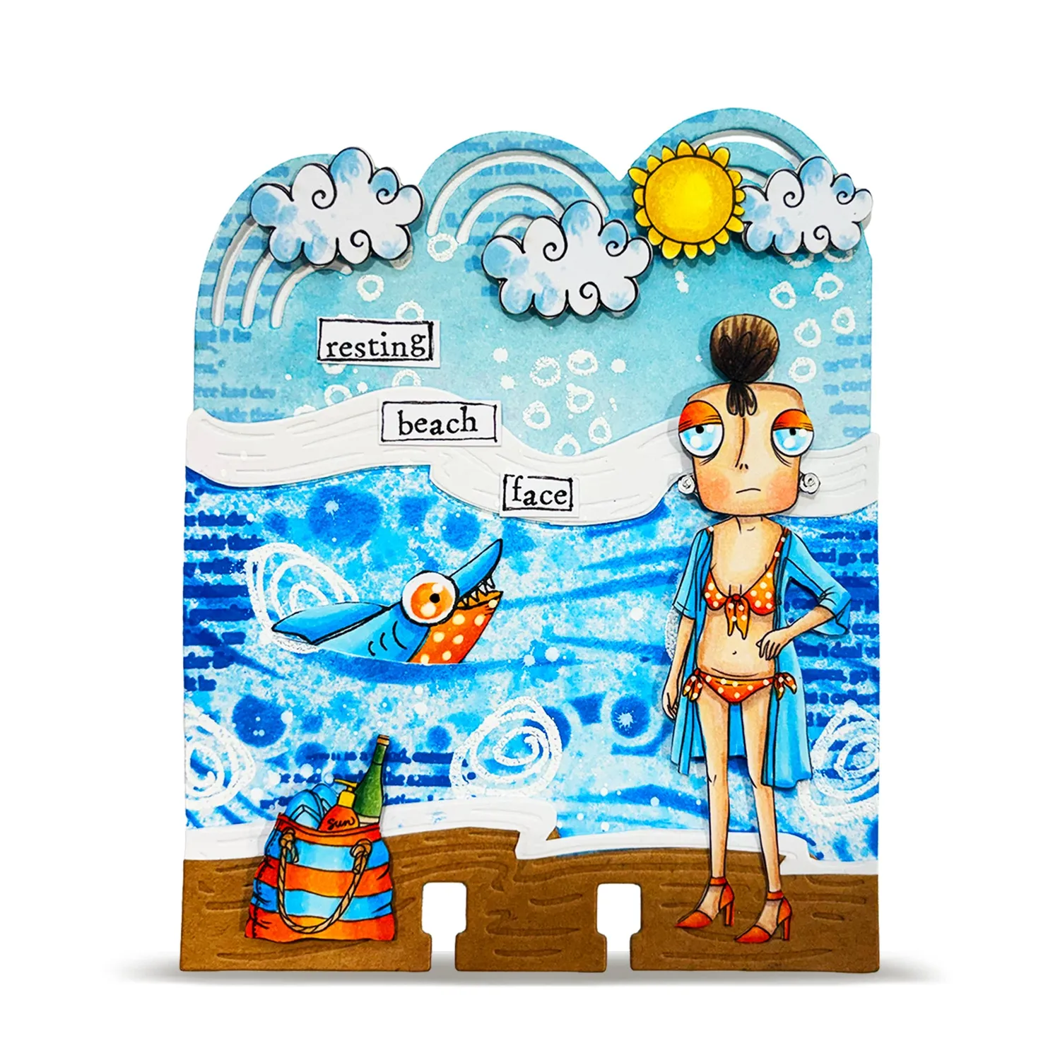 AALL and Create TP-1439 Salty Dee Stempelset A7 klar 7-teilig