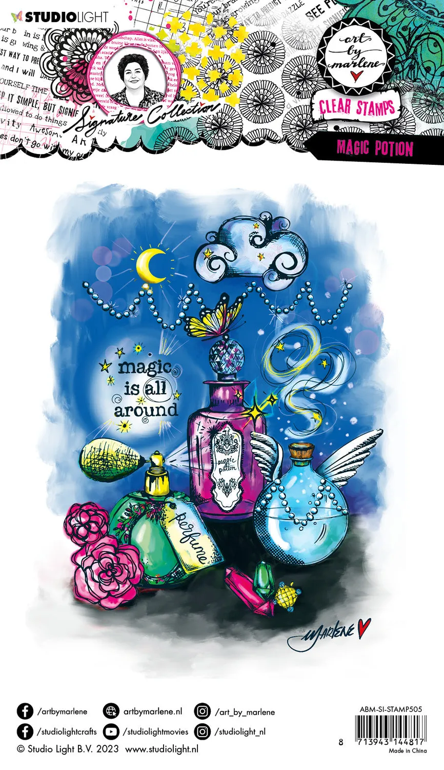 StudioLight Art by Marlene Magic Potion Klarsichtstempel A5 Zaubertrank