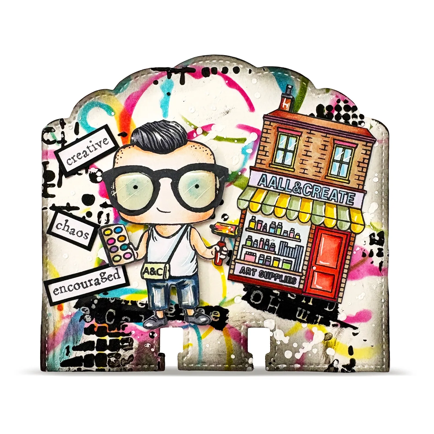 AALL and Create TP-1302 Lil Abs 2 A7 Stempelset 20 Figuren