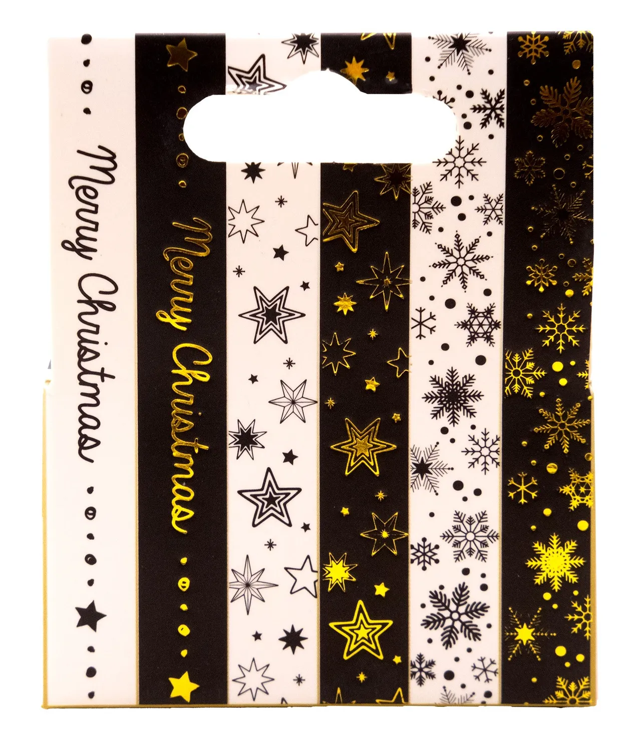 Studio Light Essentials Washi Tape Schwarz-Weiß Set