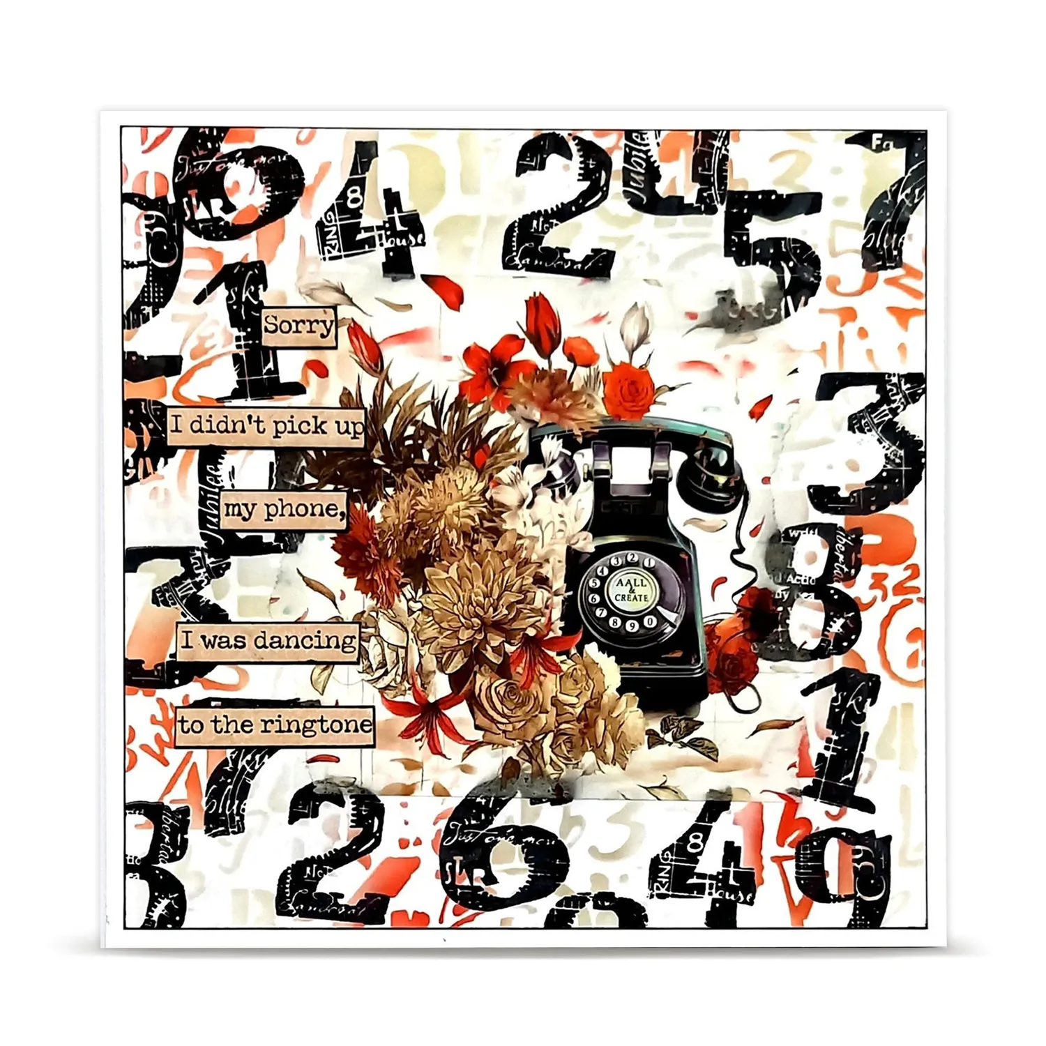 AALL and Create Typestorm Mathpunk Bundle Stempel Schablone