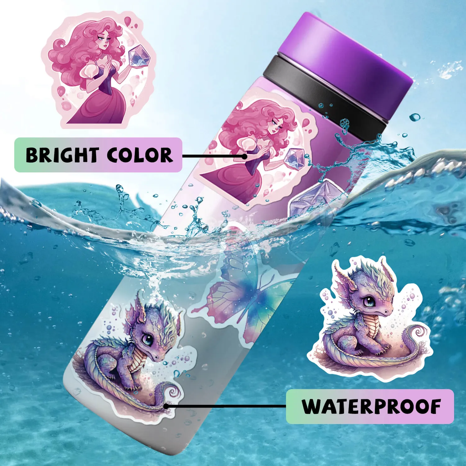 Ieebee Wizarding World Sticker 200 Stück Animals Cute Set