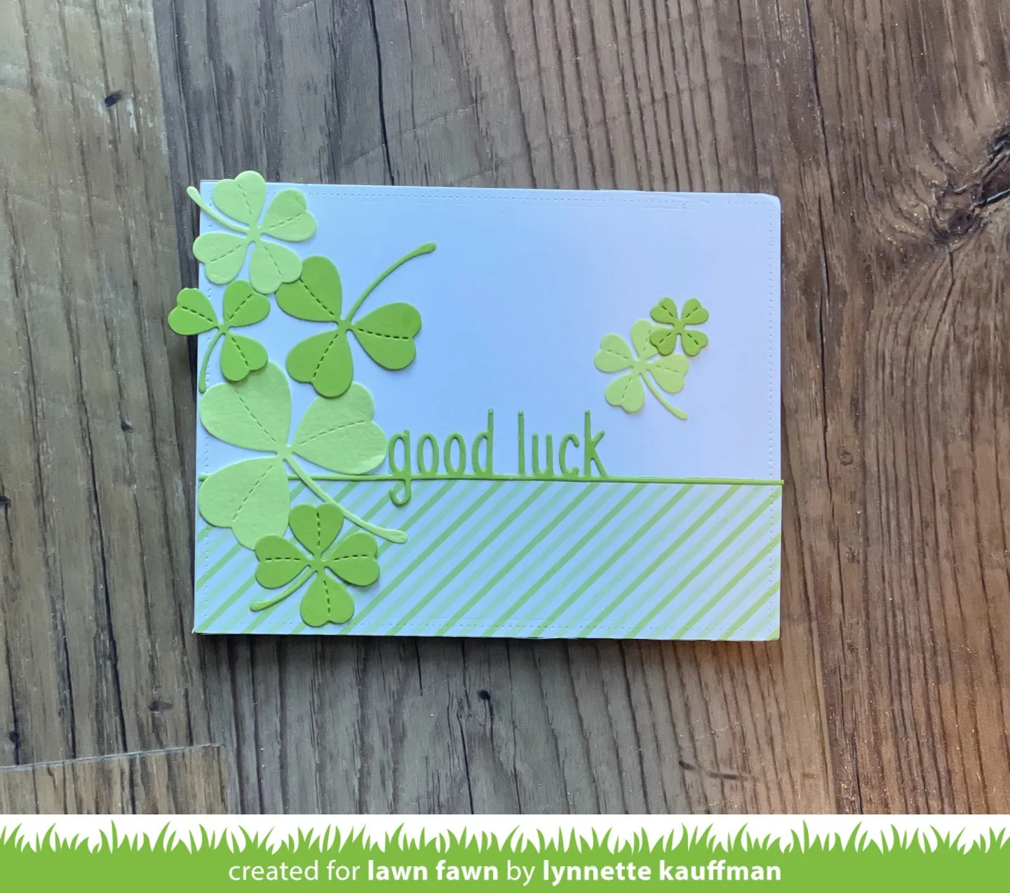 Lawn Fawn Lawn Cuts Lucky Clovers Stanzen Kleeblatt