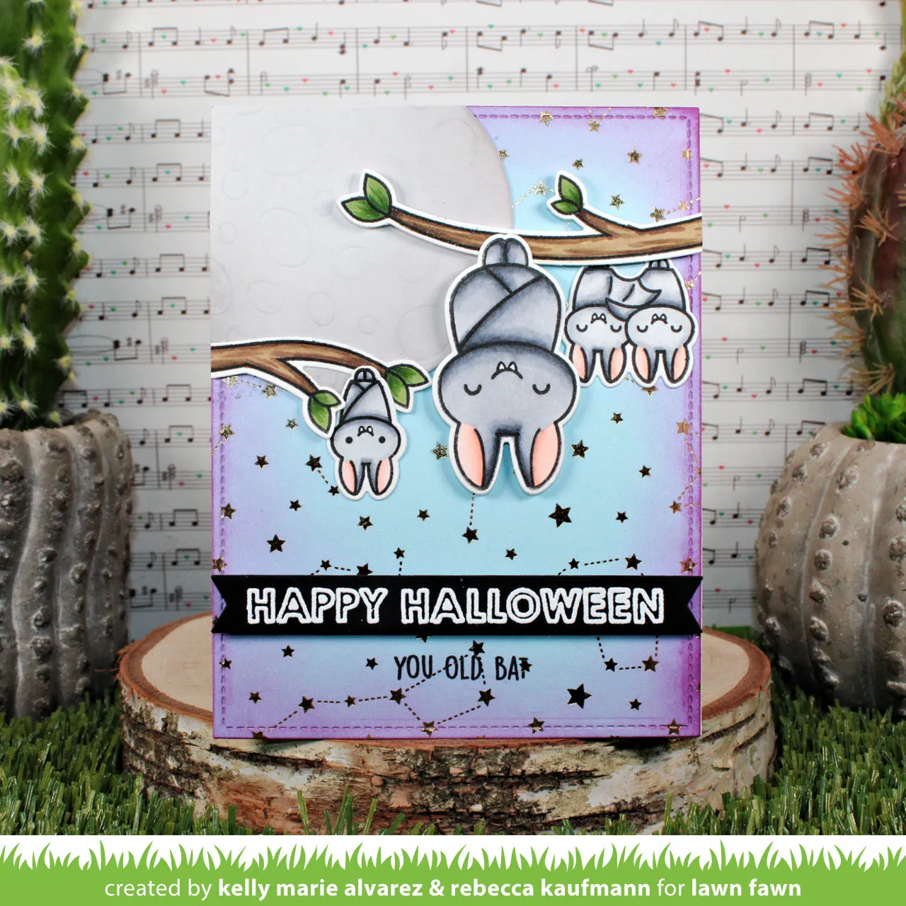 Lawn Fawn Batty for You Stempelset Halloween LF3217