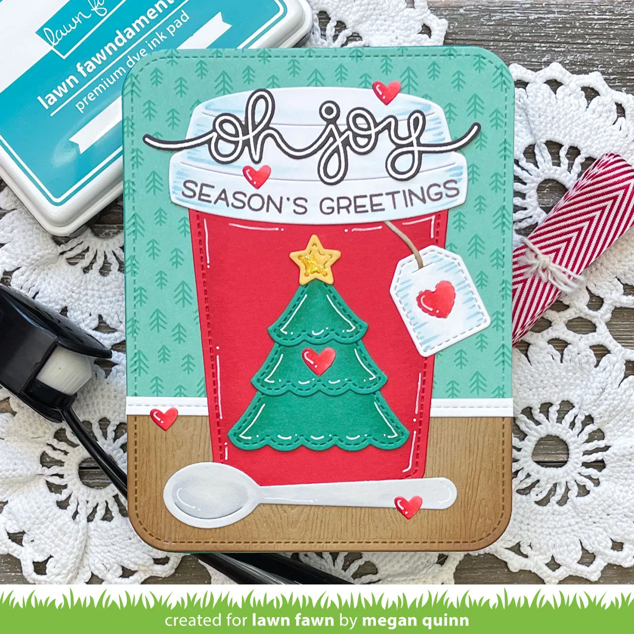Lawn Fawn Build-a-Christmas Tree LF3513 Stanzschablonen Set