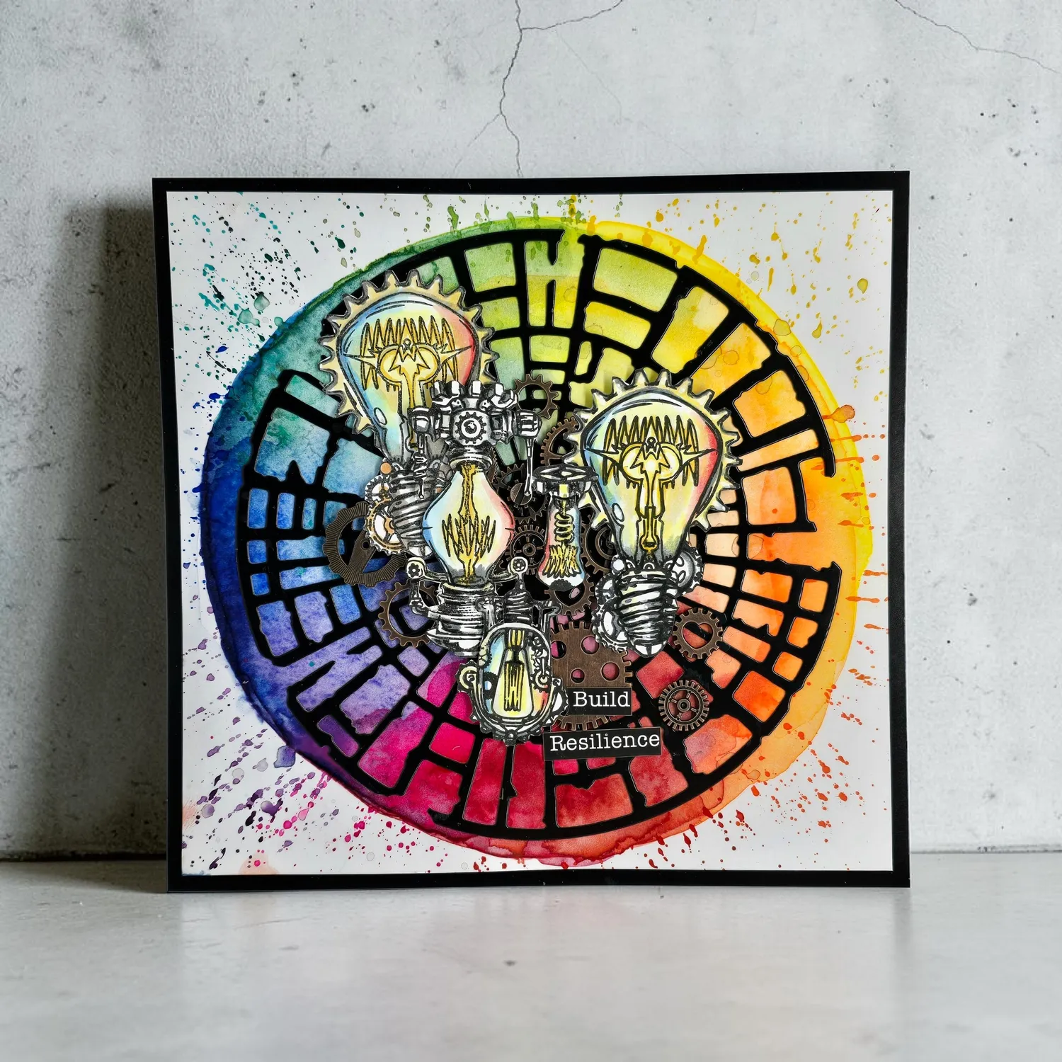 AALL and Create DI-114 Maze Wheel Stanzschablone 14x14 cm
