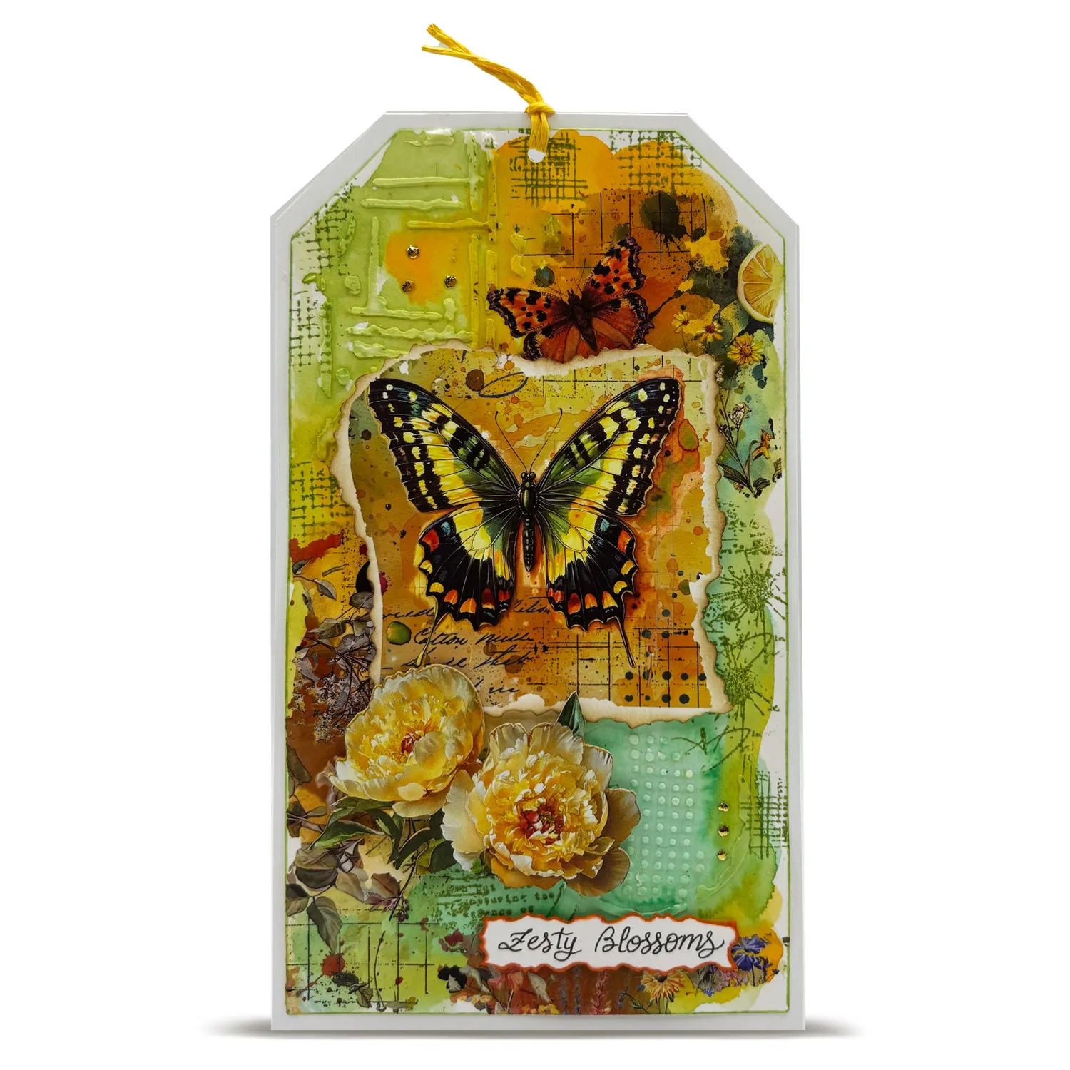 AALL and Create RO-24 Zesty Blossoms Rub-Ons A5 2-teilig Blüten