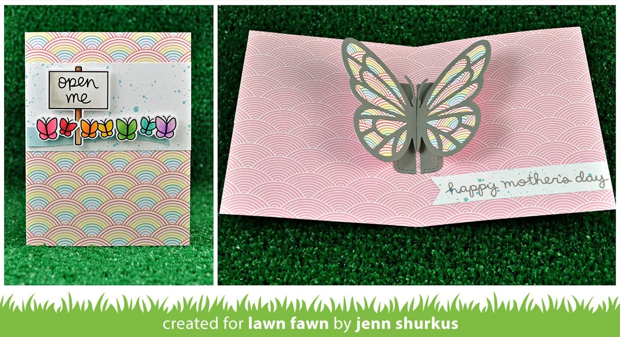 Lawn Fawn Open Me Clear Stamps Stempelset Interaktiv