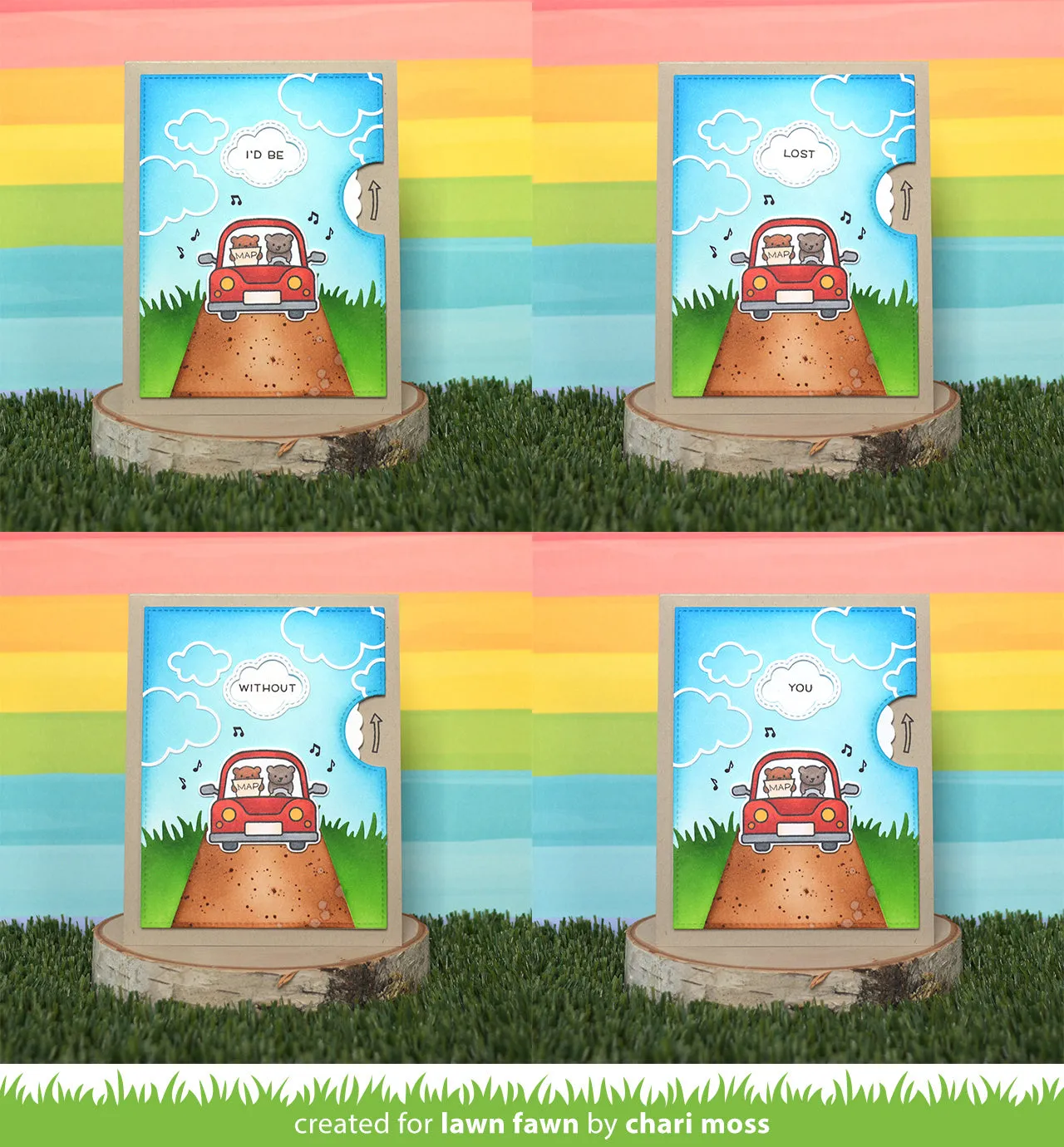 Lawn Fawn Reveal Wheel Puffy Cloud Add-On Stanze