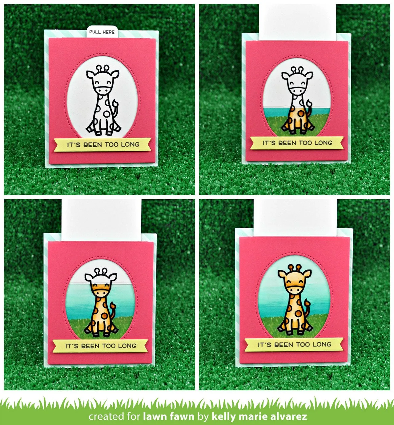Lawn Fawn Magic Color Slider Stanzen interaktiv farbig