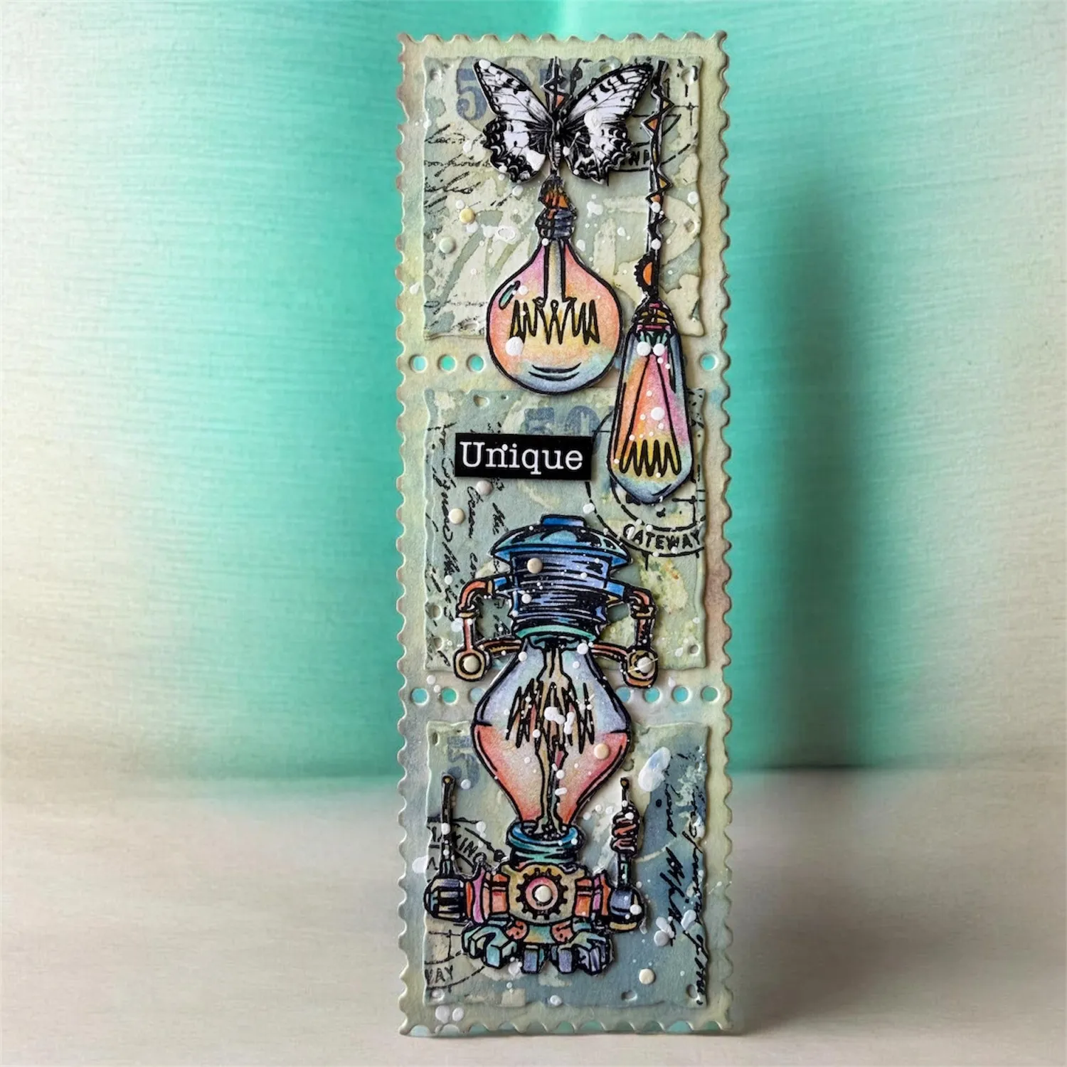 AALL and Create TP-1458 Coglight Relics Stempel A6 9-teilig Steampunk