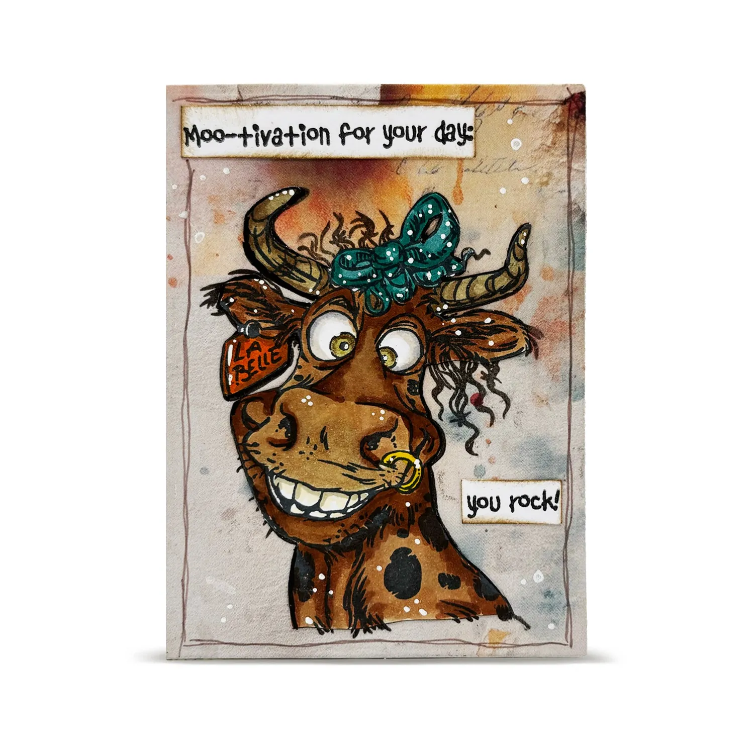 AALL and Create TP-1407 Holy Cow! Stempelset A6 Kuh