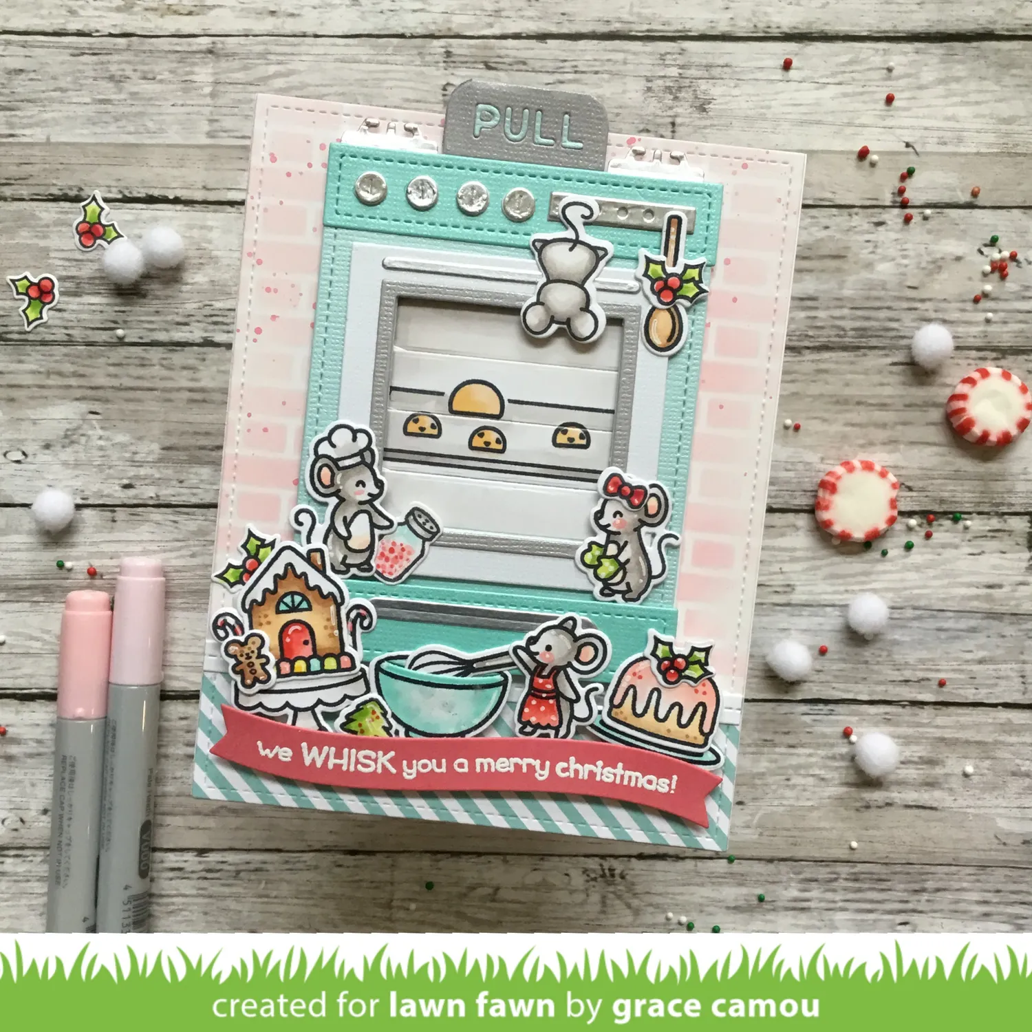 Lawn Fawn A Creature Was Stirring Stempel LF2415