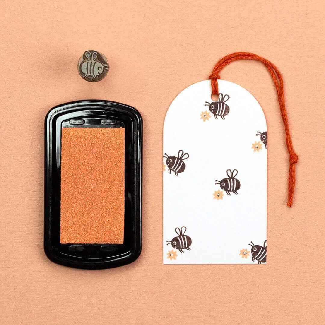 Perlenfischer Hummel Mini Stempel Holz 10x11 mm