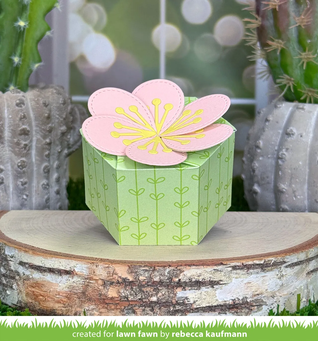 Lawn Fawn Lawn Cuts LF4044 Stanzschablone Blumen-Box 3-teilig