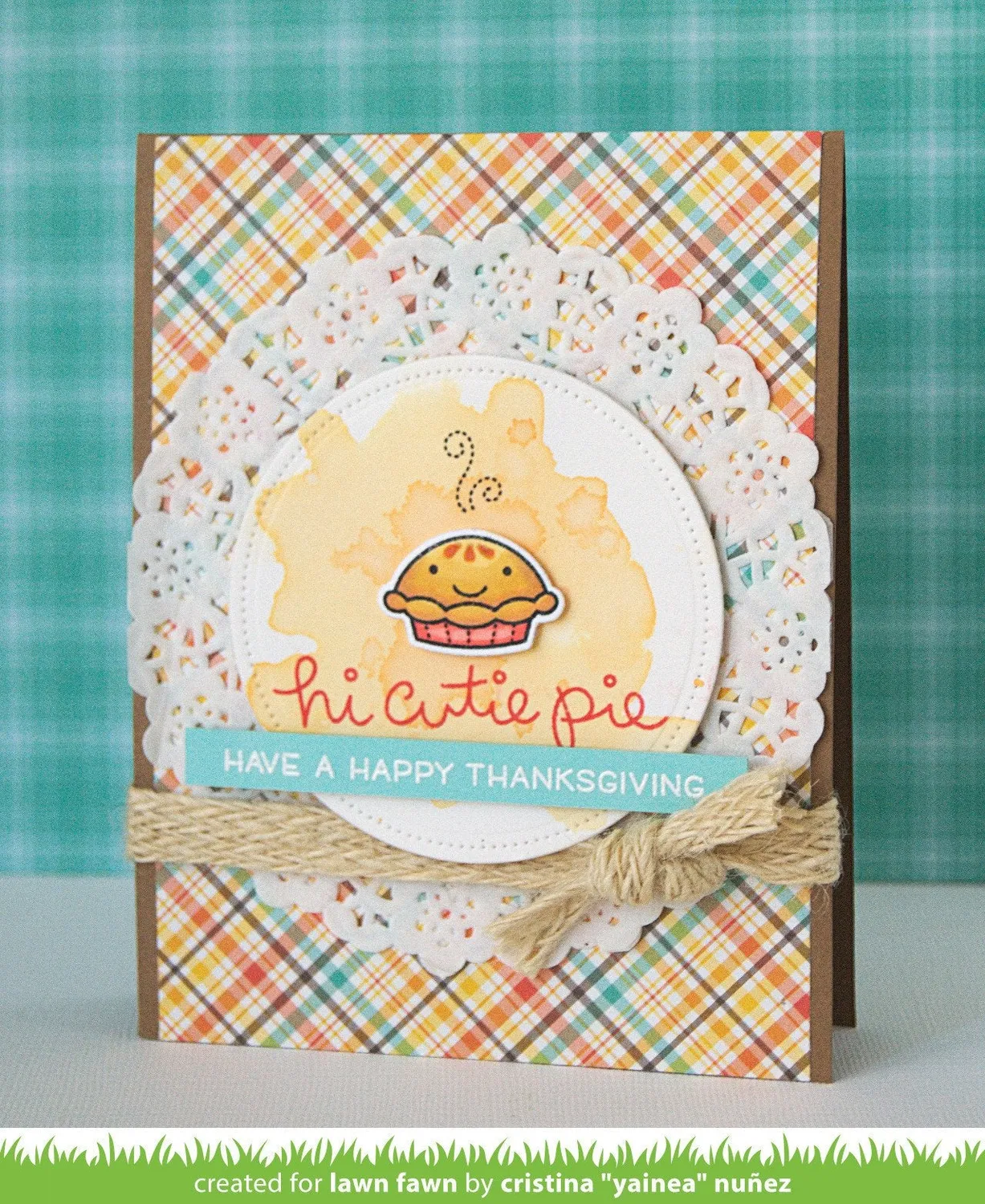 Lawn Fawn Cutie Pie Clear Stamps Motivgröße 1" Kuchen