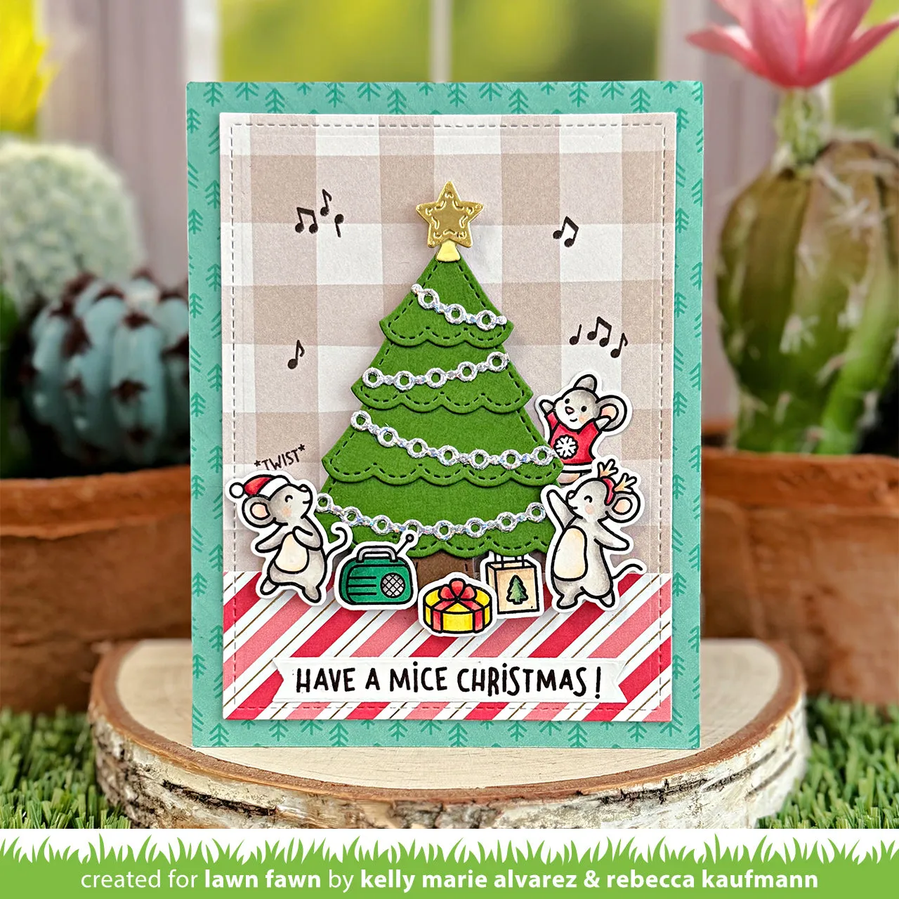 Lawn Fawn Build-a-Christmas Tree LF3513 Stanzschablonen Set