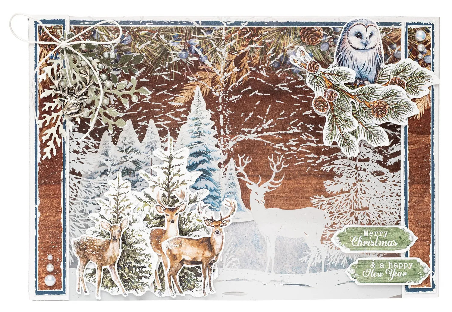 StudioLight Essentials Winter Wonderland Die-Cut Block 20 Blatt