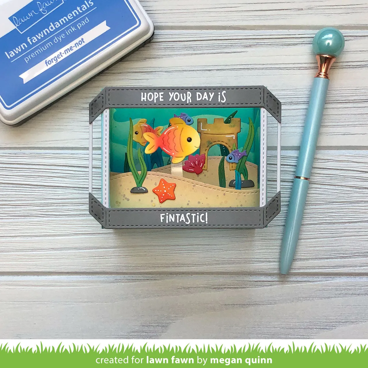 Lawn Fawn Build-an-Aquarium Lawn Cuts Stanzschablonen
