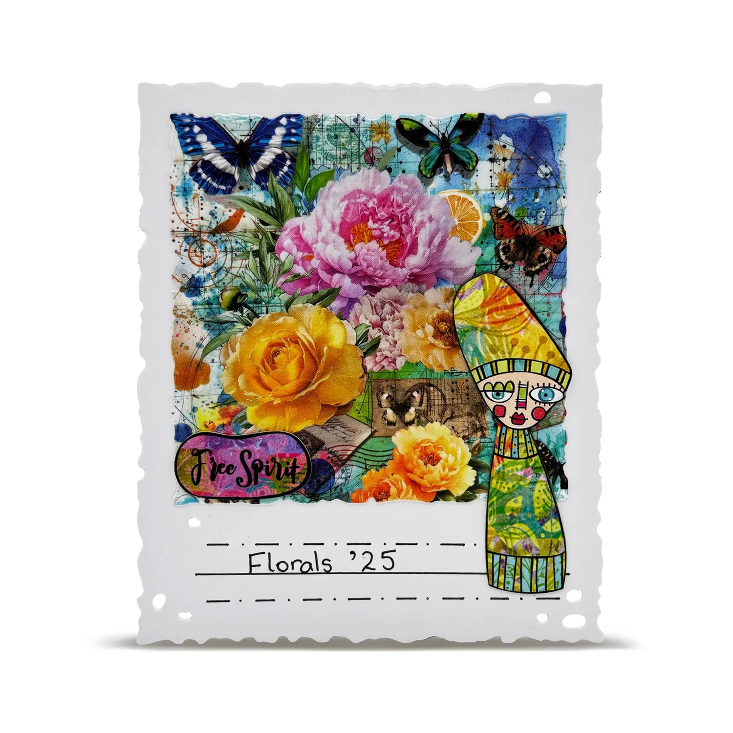 AALL and Create Layer-It-Up MT-145 Washi Tape Flora Whispers 25 mm