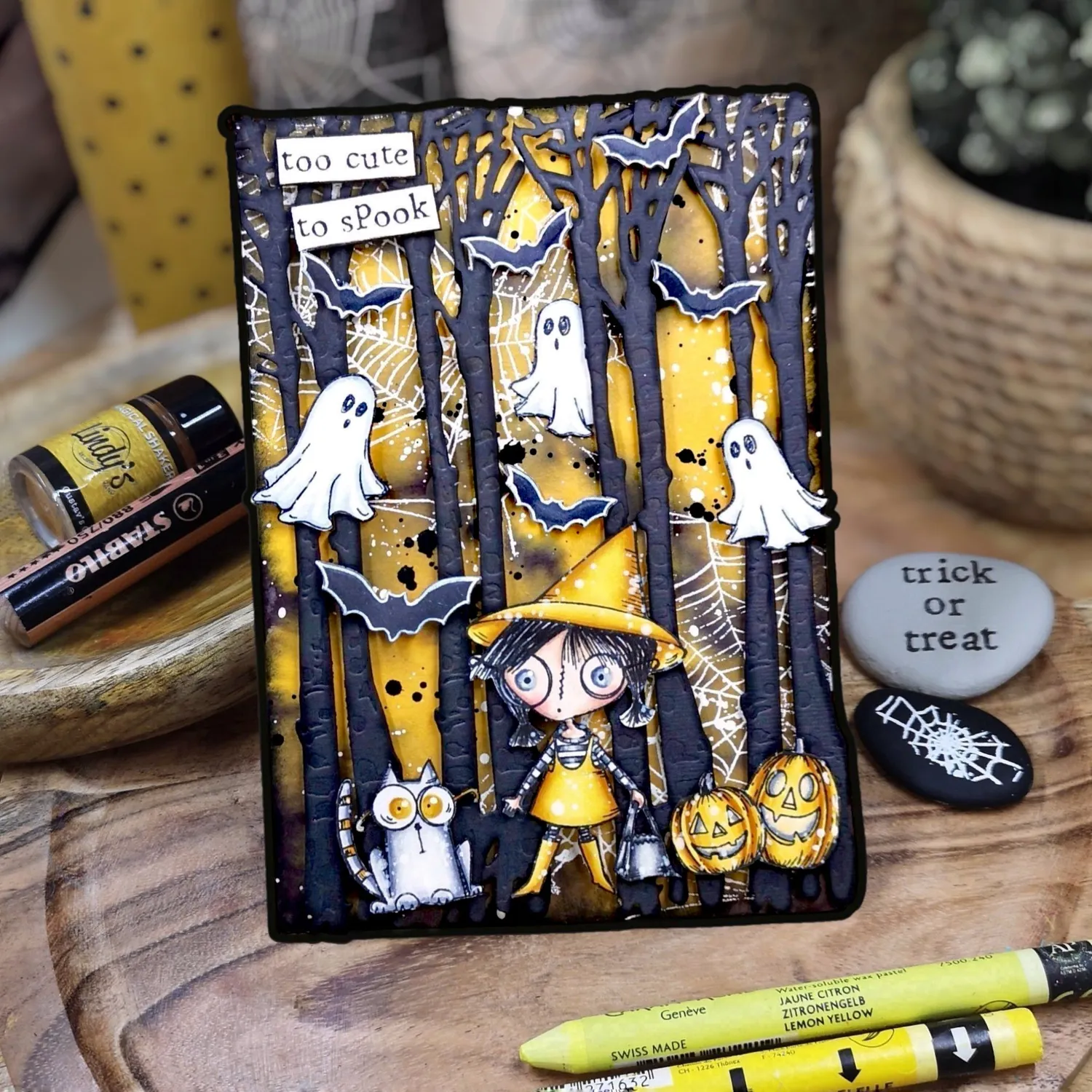 AALL and Create 572 Spooky Sky Stempel A6 Halloween