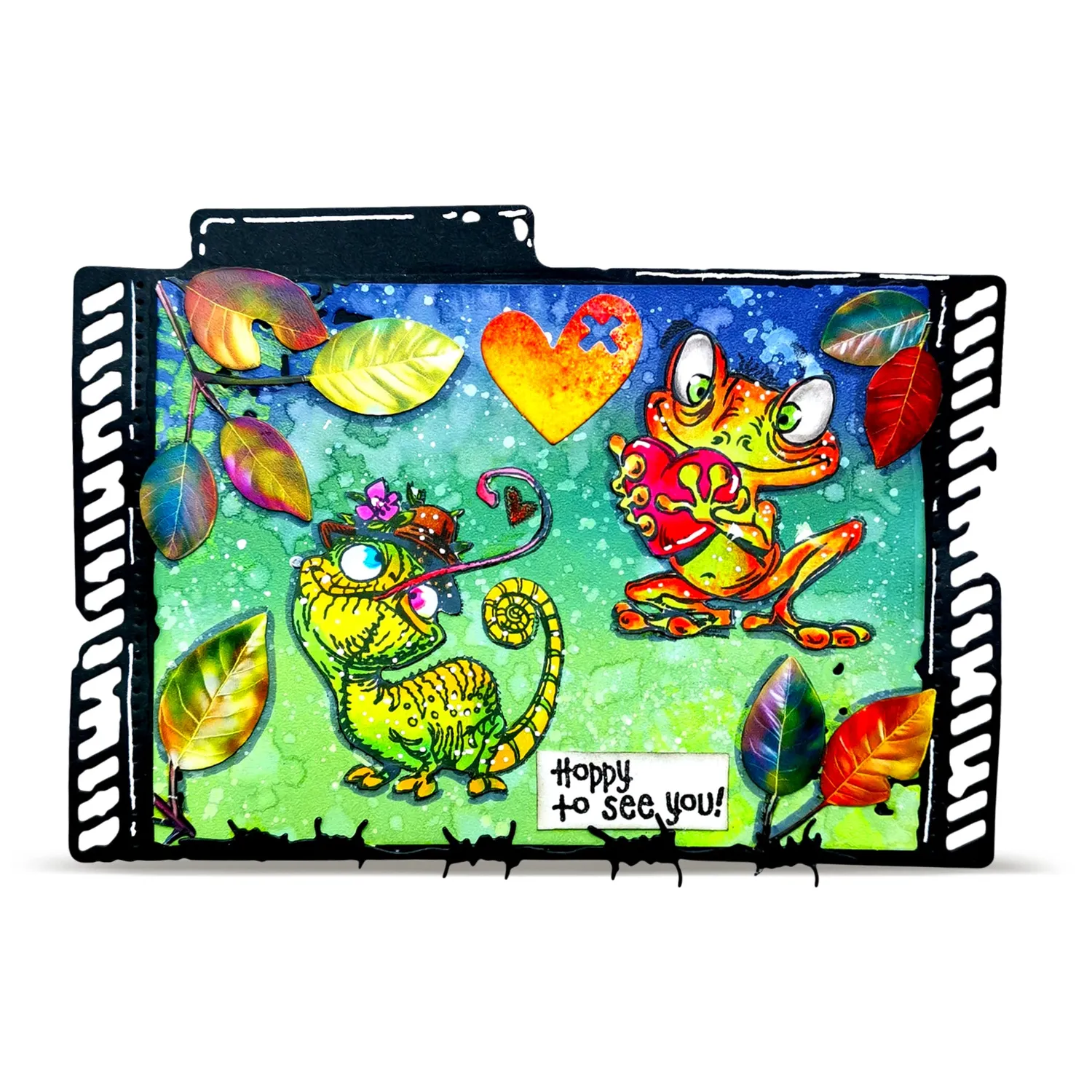 AALL and Create TP-1406 Frosch Stempelset A6 7 Motive