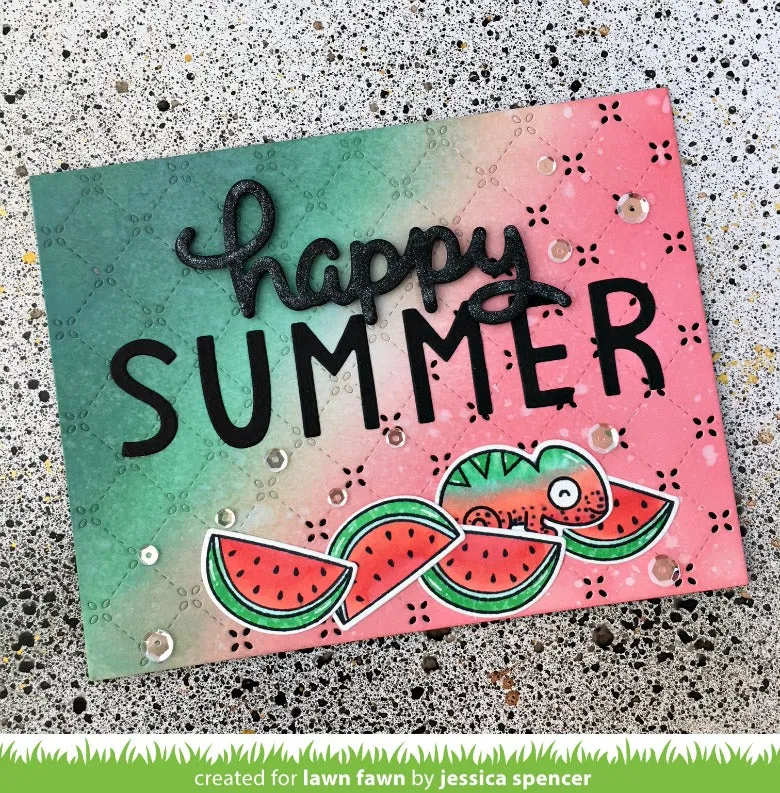 Lawn Fawn Happy Summer Stempelset 5-teilig Mini Sommer