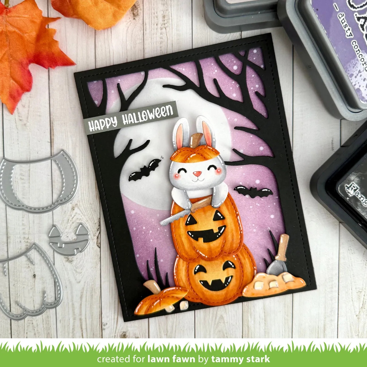 Lawn Fawn Build-A-Jack-O-Lantern LF3866 Stanzen Kürbis