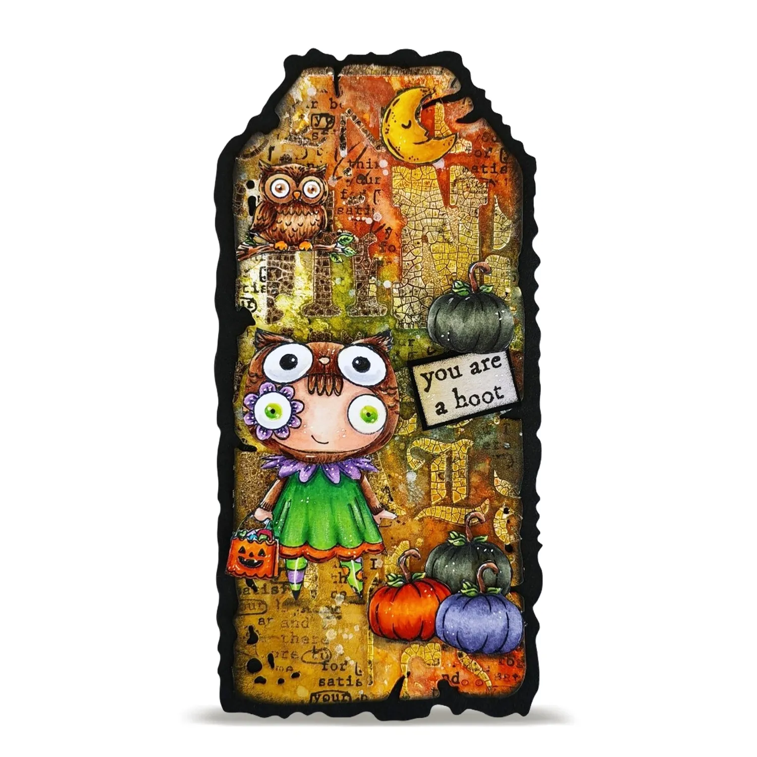 AALL and Create TP-1421 Moonlight Wishes Clear Stamps A7 Halloween