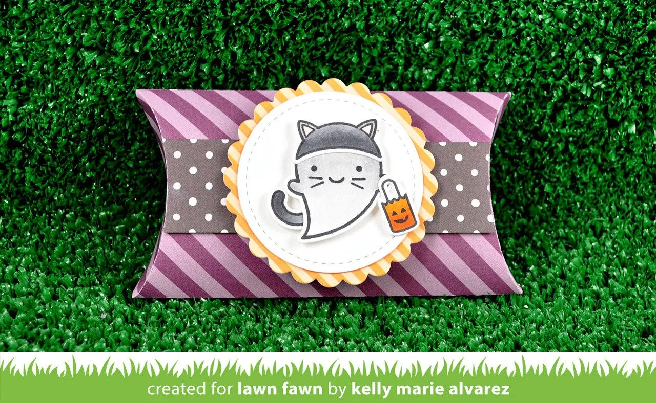 Lawn Fawn Pillow Box Lawn Cuts Stanzschablone Geschenkbox