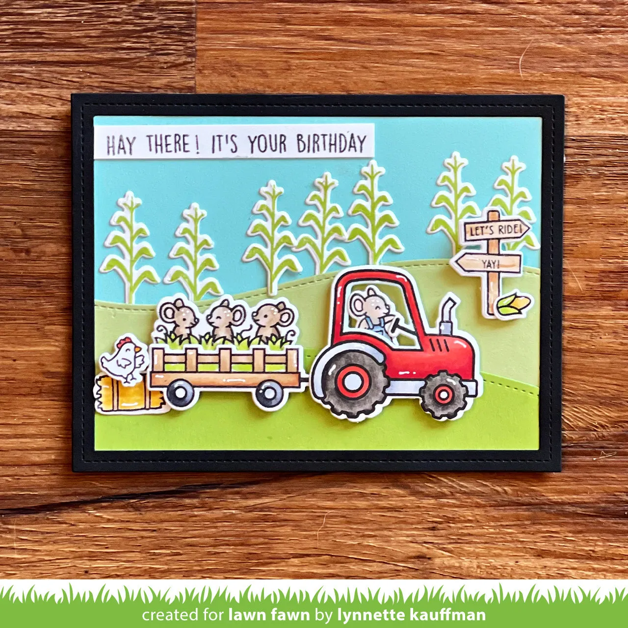 Lawn Fawn Hay There, Hayrides Mice Add-On Stempel Mäuse