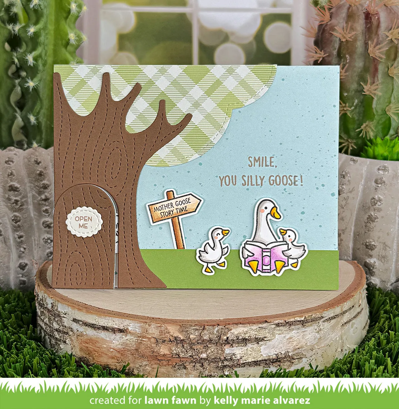 Lawn Fawn LF3865 Knock Knock Tree Add-on Stanze 4tlg