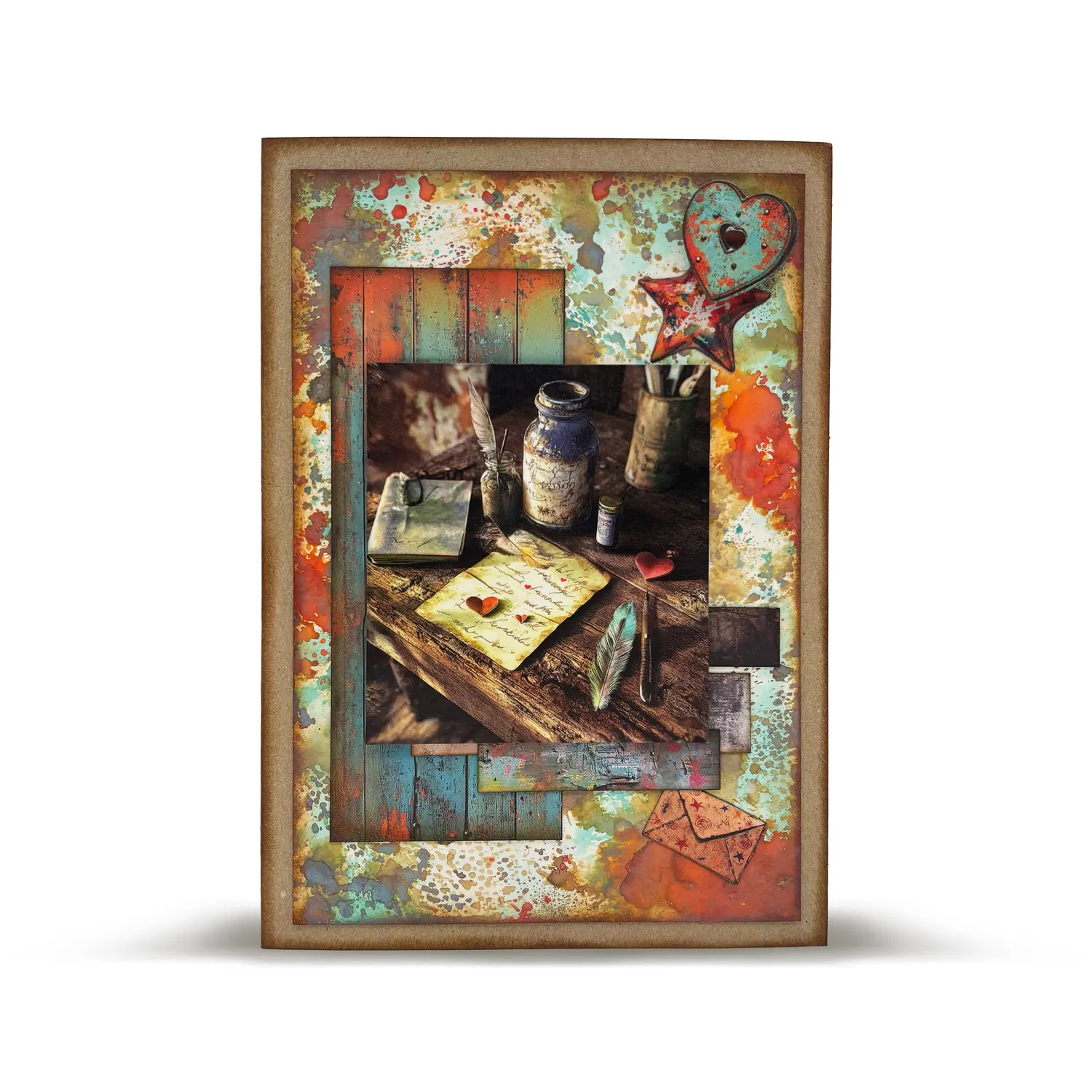 AALL and Create MT-125 Quill & Heart Washitape 25mm 10m
